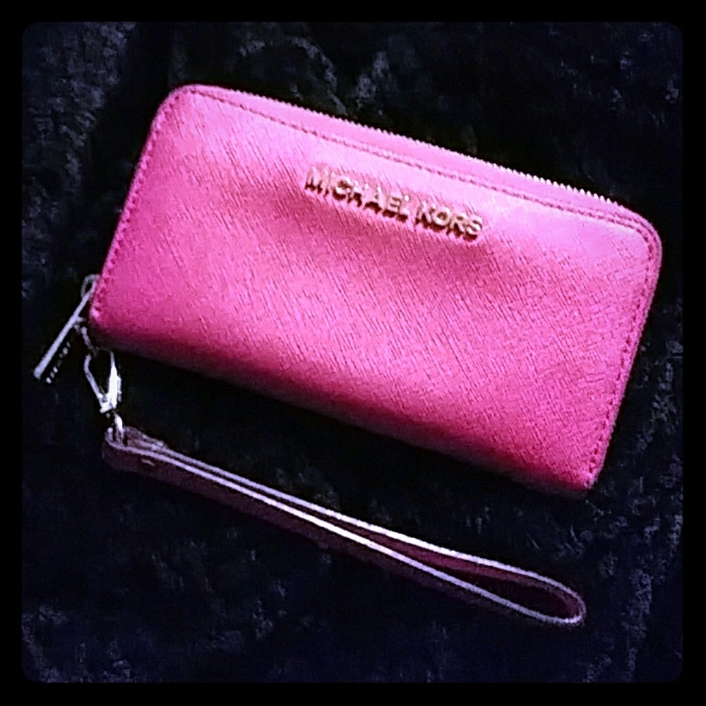 Mk original hot pink wallet